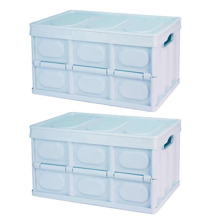 2Pcs 30L Collapsible Storage Bins