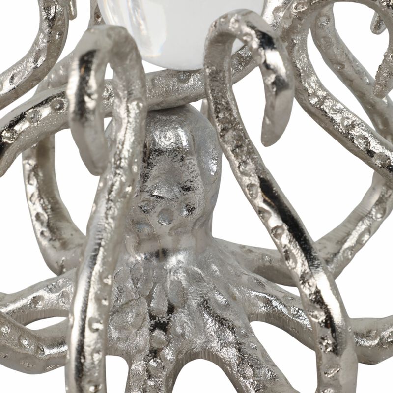 8x8" Octopus With Acrylic Ball image number 4