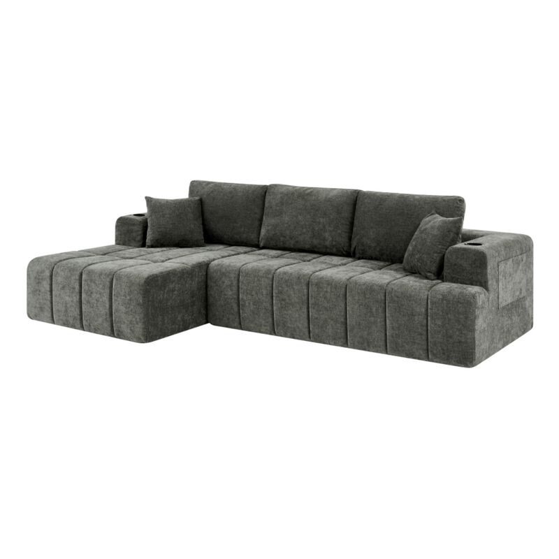 Jigipt L-Shaped Sectional Sofa image number 8