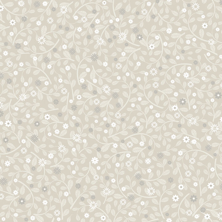 Hummelvik Light Grey Daisy Trail Wallpaper (Set of 2)