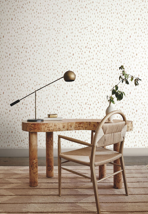 Tachette Terracotta Wallpaper