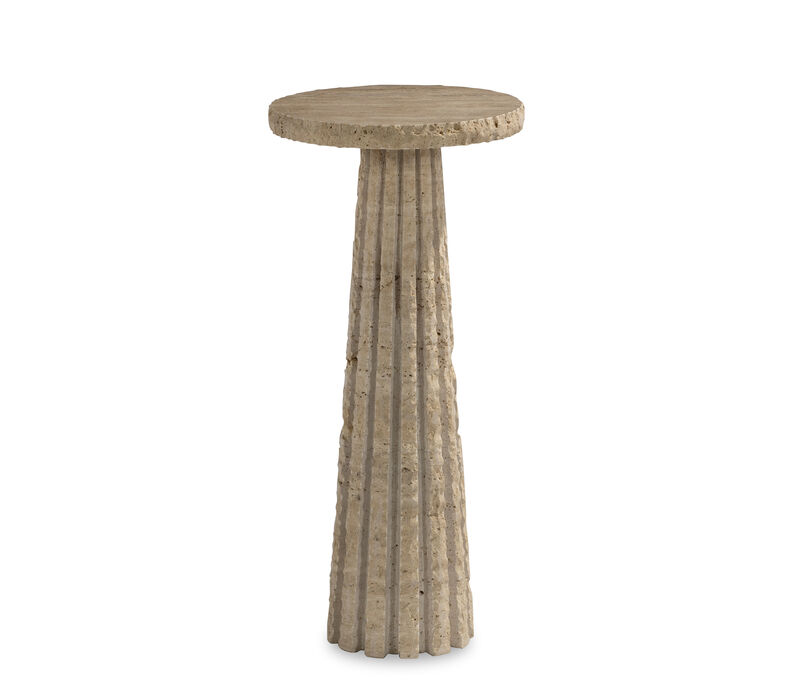 Barco Accent Table Travertine