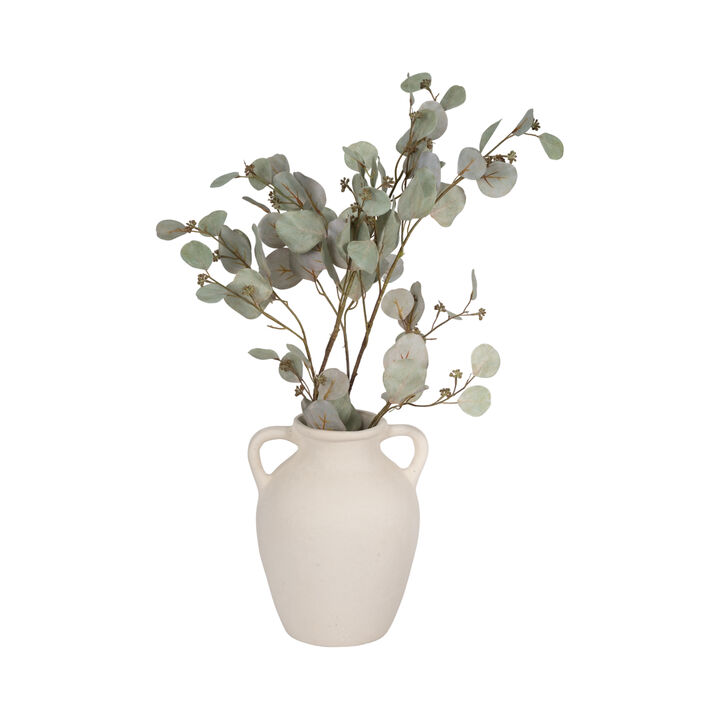 12" Vase With Handles