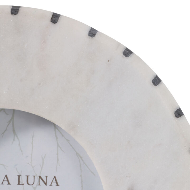 4x4" Round Marble Frame image number 5