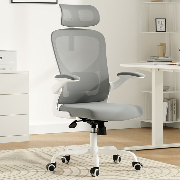 GOODSILO Ergonomic Office Chair with Adjustable Headrest and Lumbar Support for Comfortable Seating