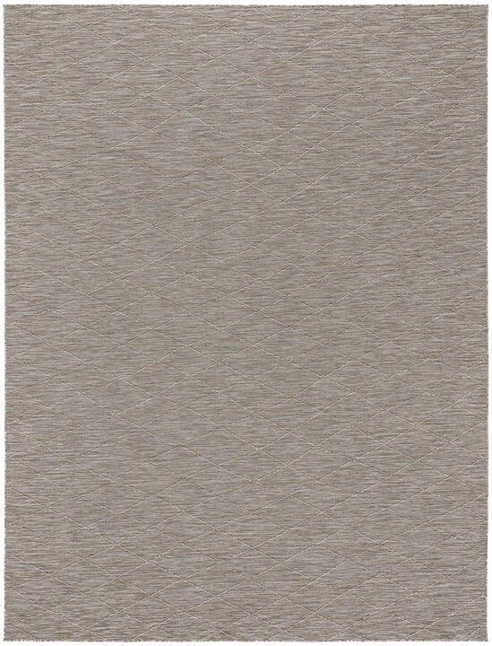 HomeRoots Geometric Indoor Outdoor Area Rug