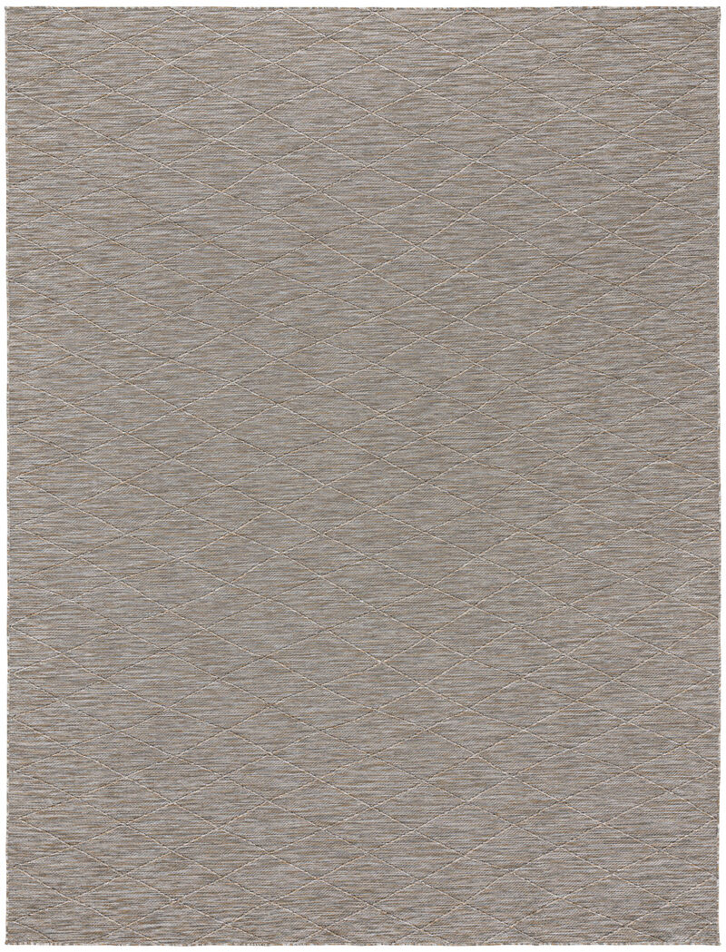 HomeRoots Geometric Indoor Outdoor Area Rug image number 0
