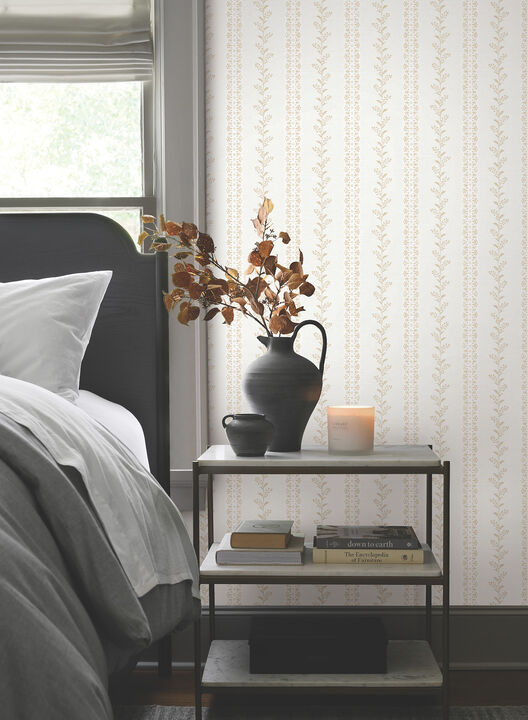 Everleigh Ochre Wallpaper