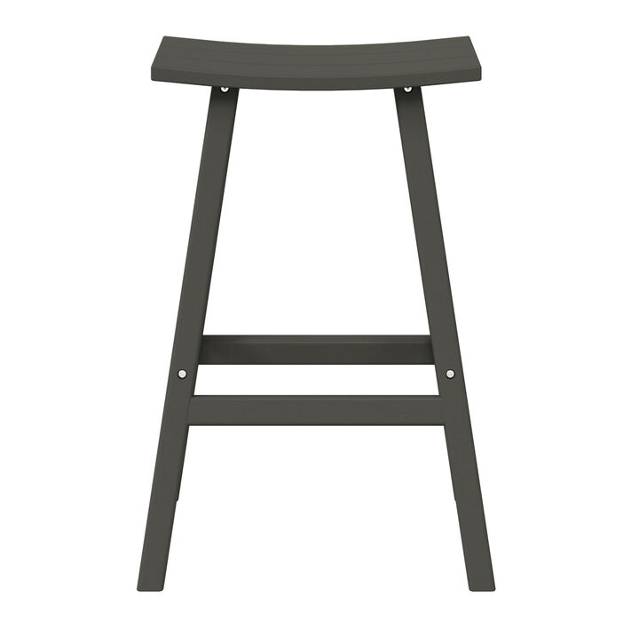 WestinTrends Westintrends 29" height Outdoor / Patio Saddle bar stool