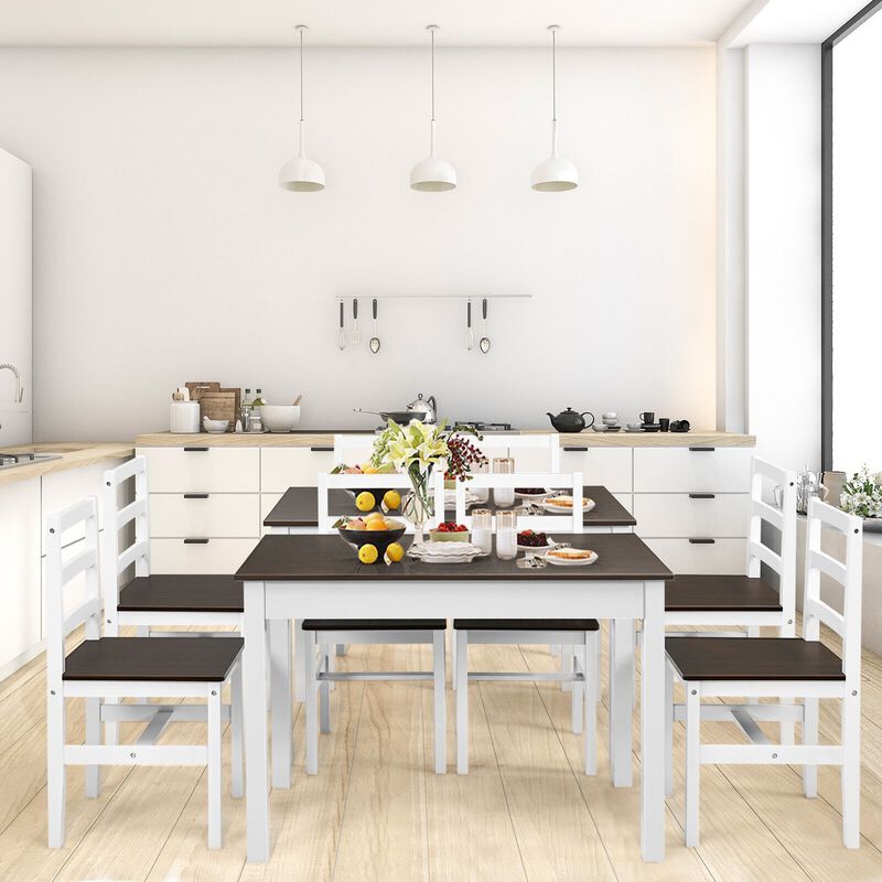 5-Piece Compact Kitchen Dining Set for Small Spaces and Modern Homes.