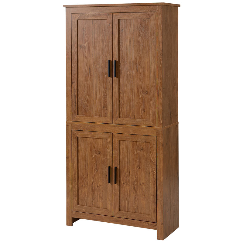 Multi-Tier Storage Cabinet with Closed Compartments for Home Organization image number 0
