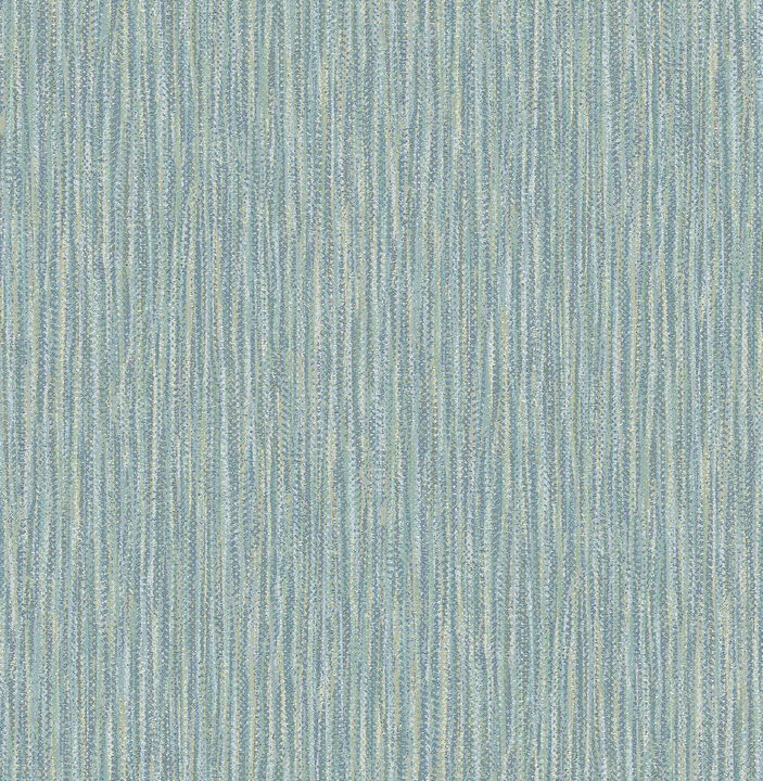 Raffia Aqua Faux Grasscloth Wallpaper (Set of 2)