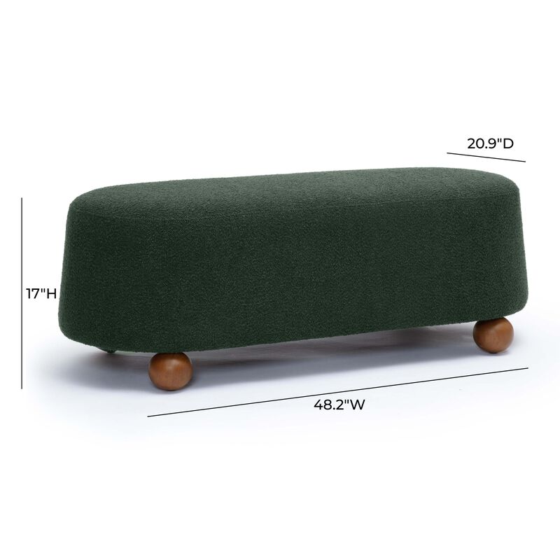 Jaine Boucle Large Ottoman