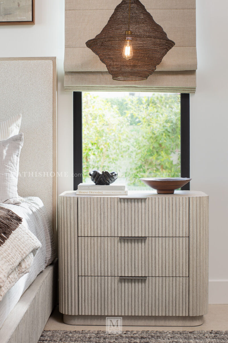 Lucerne Three Drawer Nightstand image number 3