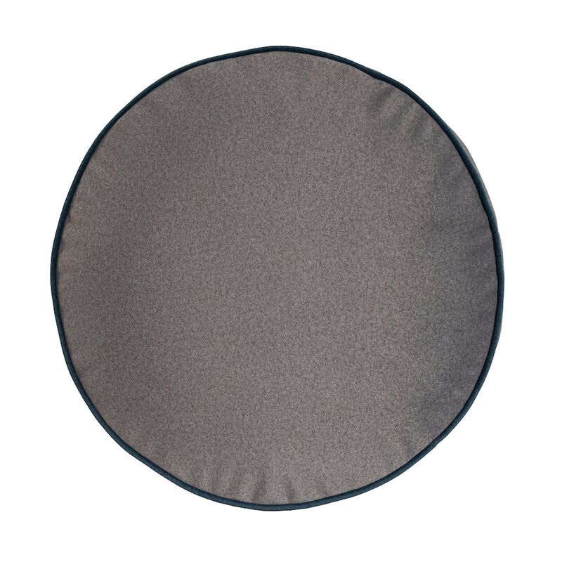Howard Elliott Qiviut Gray Tall Pouf image number 1
