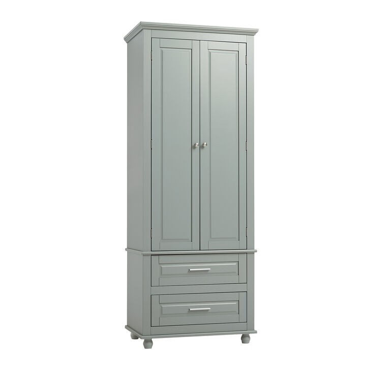 Merax Storage Cabinet with Two Drawers for Bathroom