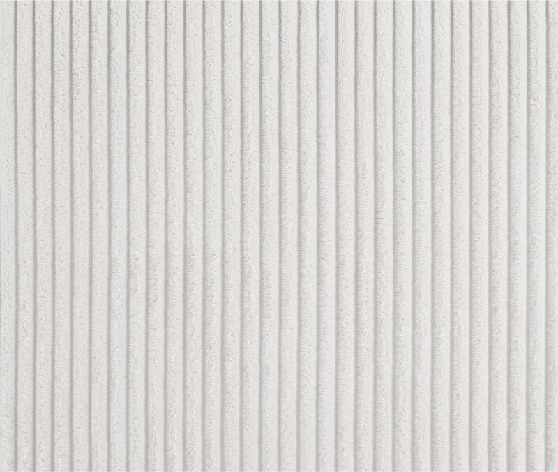 Meridian Furniture Willow Cream Corduroy Fabric Bench