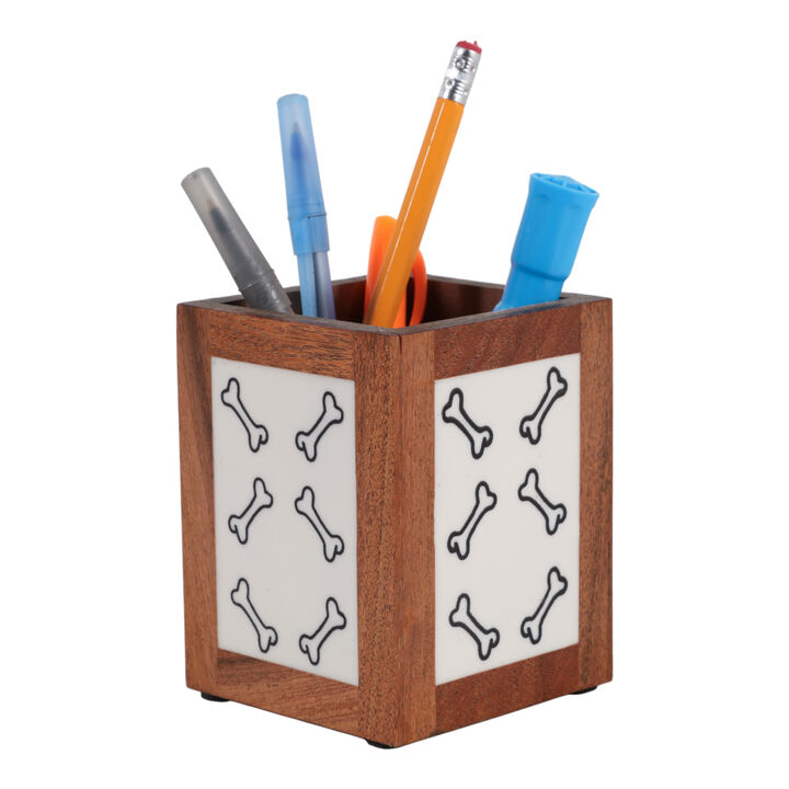 Dog Bones Pencil Cup