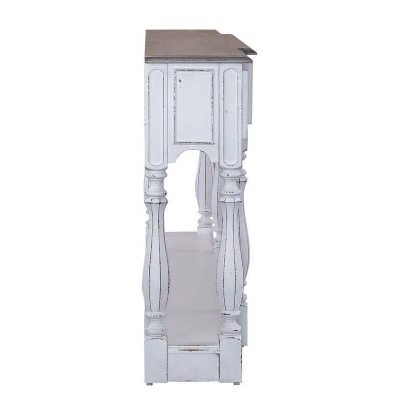 Liberty Furniture Magnolia Manor 72 Inch Hall Console Table in Antique White image number 2