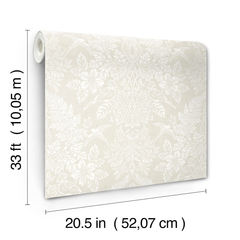 Finch Ivory Woodland Wallpaper image number 3