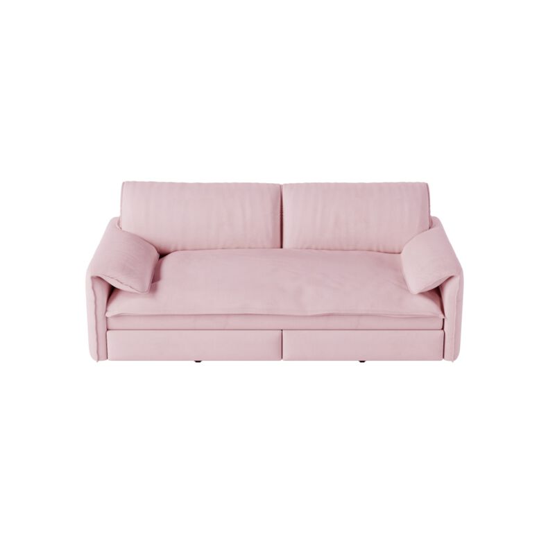 Lescet Velvet Pull‑Out Sleeper Sofa Bed image number 0