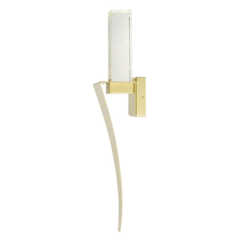 CWI Lighting Catania Integrated LED Satin Gold Wall Light