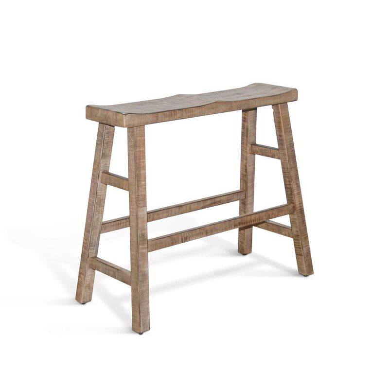 Sunny Designs Beach Pebble 30'H Bench, Wood Seat