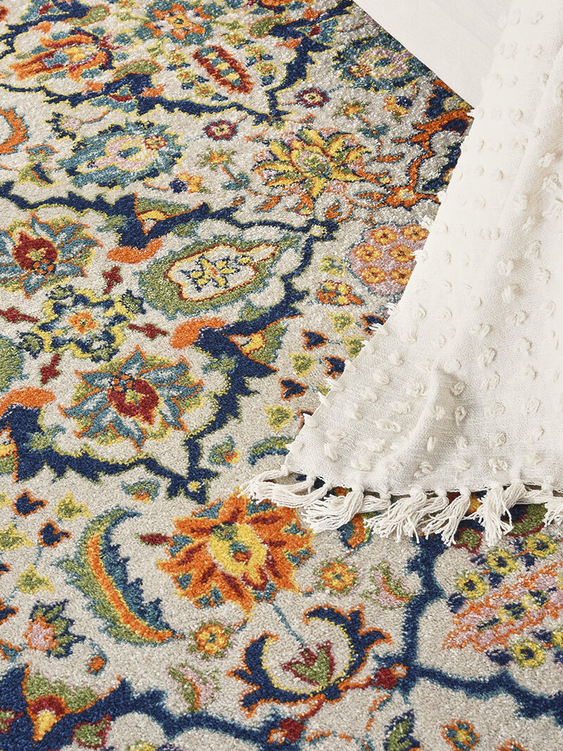 Allur ALR03 Ivory/Multicolor 3' x 5' Rug