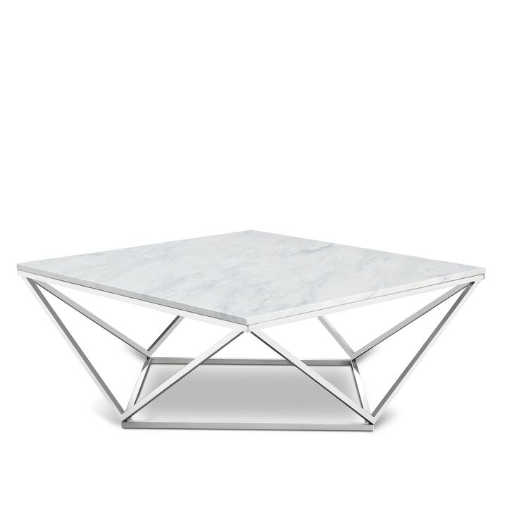 Meridian Furniture Skyler Chrome Coffee Table