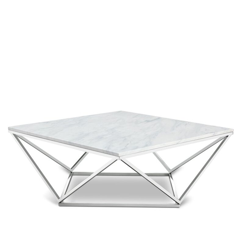 Meridian Furniture Skyler Chrome Coffee Table