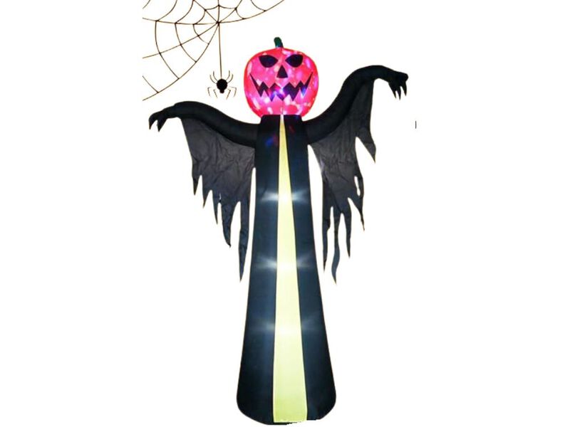 10.3FT Halloween Inflatable Pumpkin Ghost &ndash; Giant Blow-Up Yard Decor with LED Lights & Scary Sound for Outdoor Holiday Display image number 0