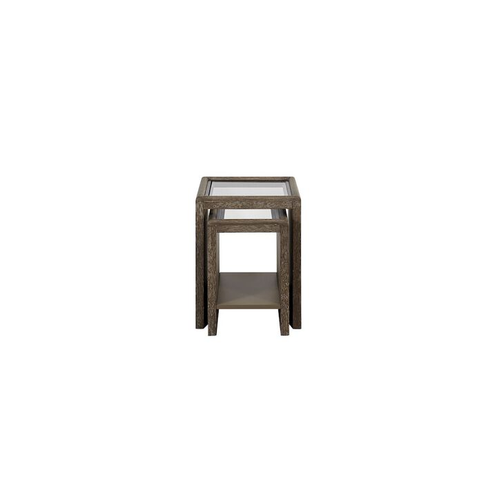 Bernards Transitional lements Nesting Table