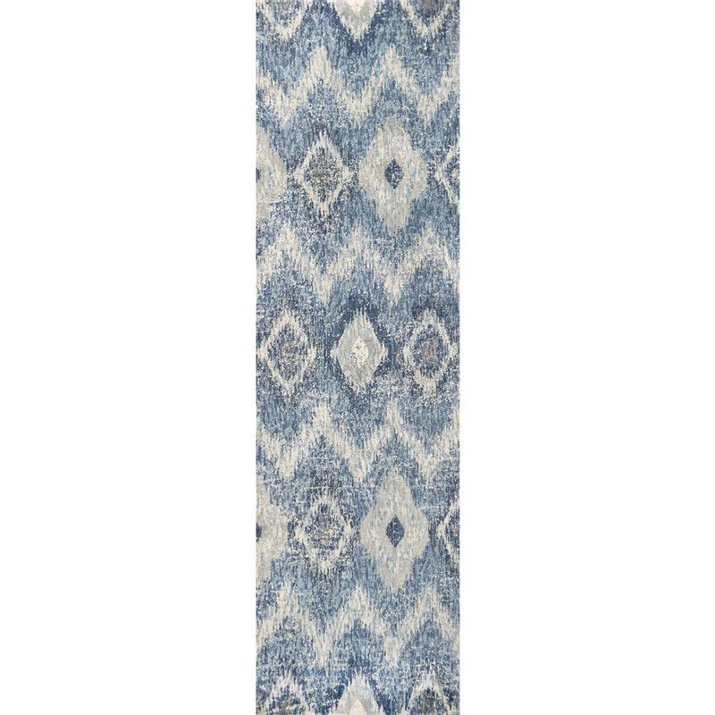 Euphoria Gray 2'6" x 8' Hybrid Rug