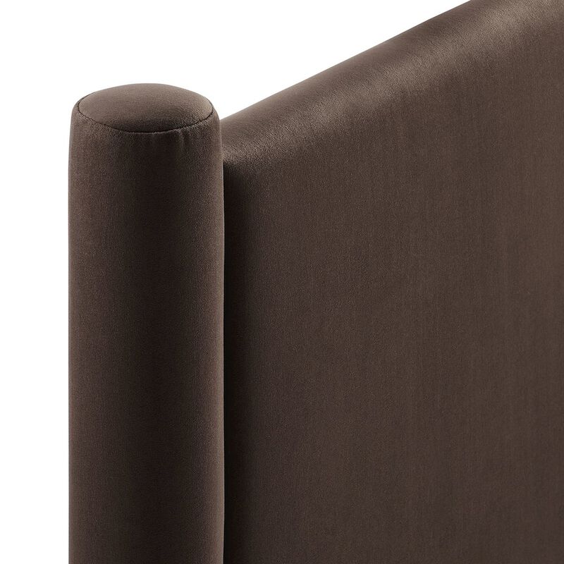 Rael Performance Velvet Twin Headboard image number 4