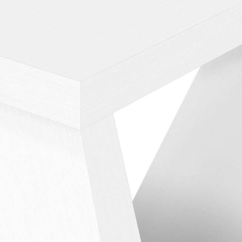 Monarch Specialties I 2429 Accent Table, Console, Entryway, Narrow, Sofa, Living Room, Bedroom, Laminate, White, Contemporary, Modern