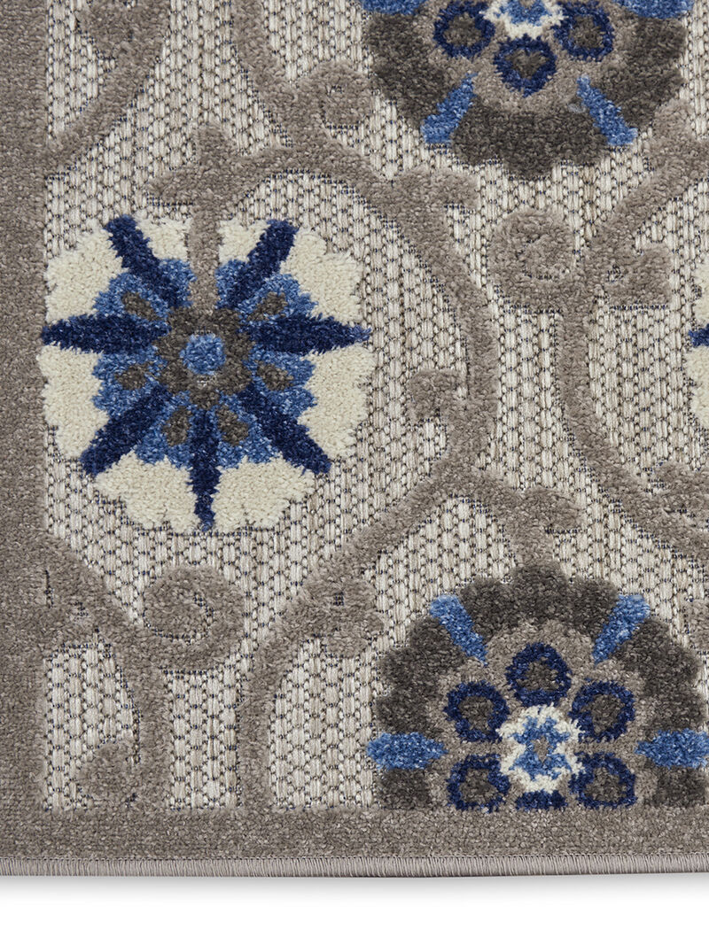 Aloha ALH19 Gray/Blue 6' x 9' Rug