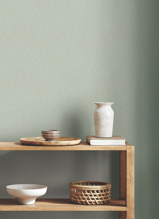 Dew Drop Sea Mist Wallpaper (Set of 2)