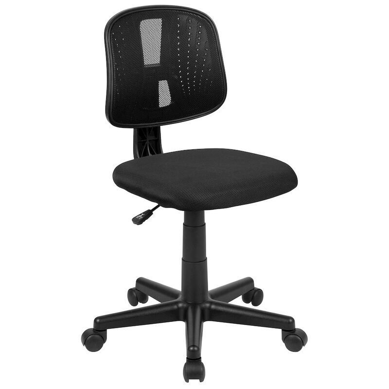 Flash Fundamentals Mid-Back Mesh Swivel Task Office Chair with Pivot Back image number 0
