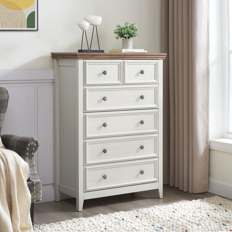 Rurwod Modern 6-Drawer Chest image number 2