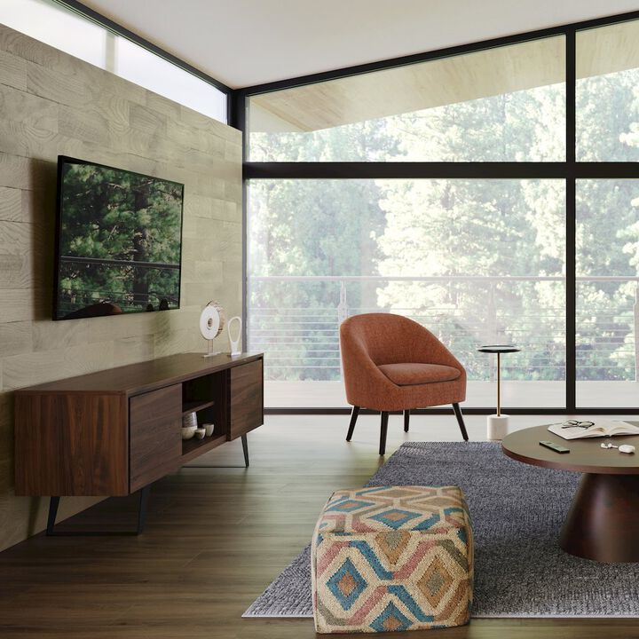 Simpli Home Lowry Tv Media Stand In Walnut