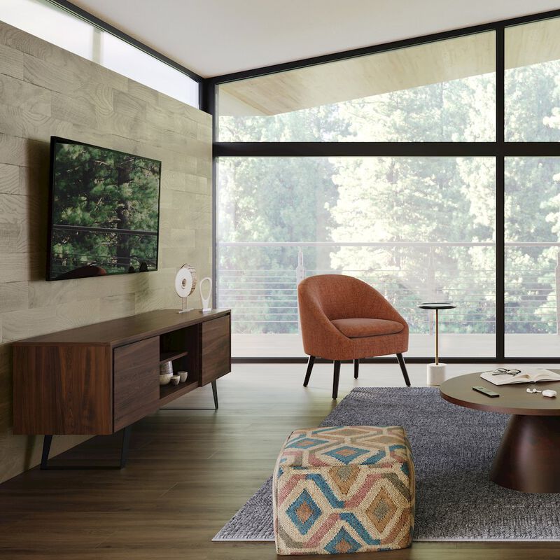 Simpli Home Lowry Tv Media Stand In Walnut