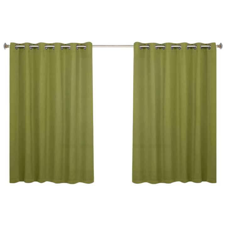 Room Darkening Window Curtain Panels Set of 2 Modern Style