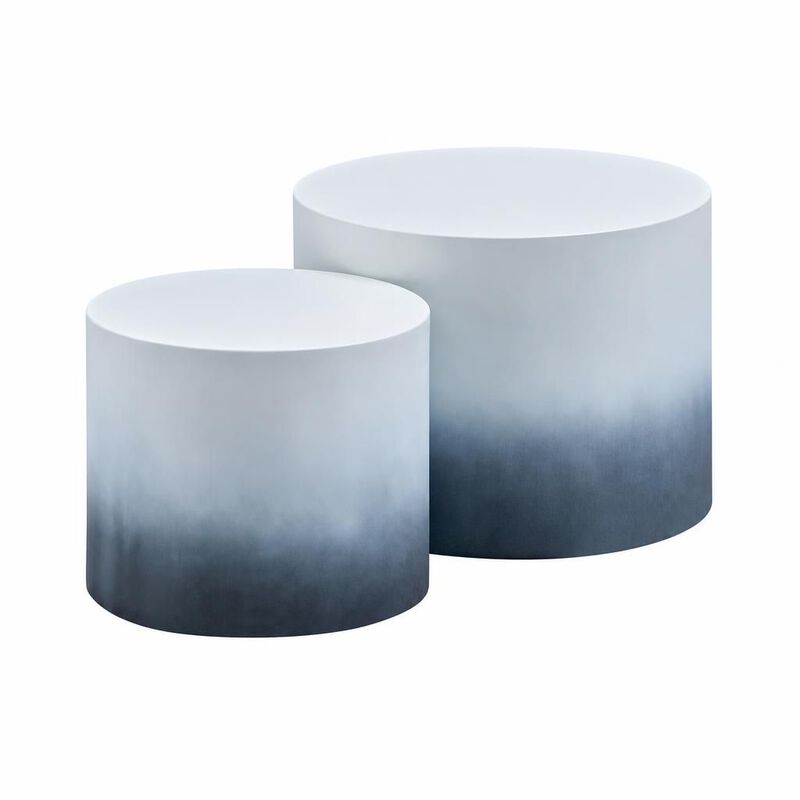 GOODSILO Set of 2 Stackable Nesting Accent Tables Versatile Multi-Use Side Coffee End Tables for Living Room Bedroom and Office image number 0
