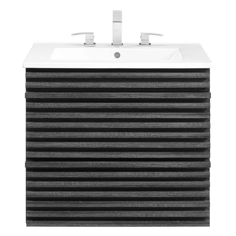 Render 24" Wall-Mount Bathroom Vanity image number 0