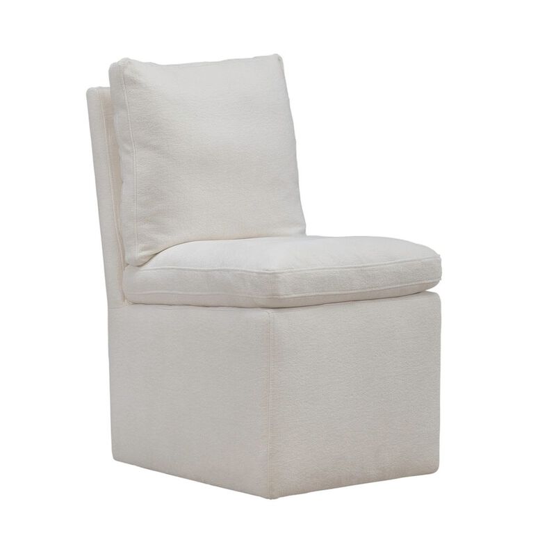 Liberty Furniture Accent Dining Chairs with Castors - Squared Back - Ivory Upholstry - Set of Four image number 0