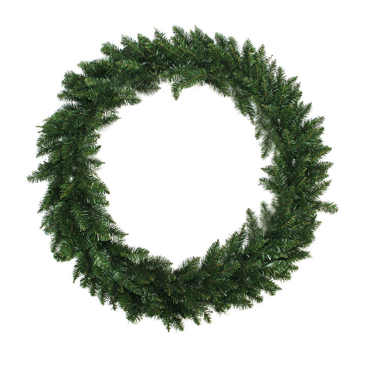 Green Buffalo Fir Artificial Christmas Wreath - 72-Inch  Unlit