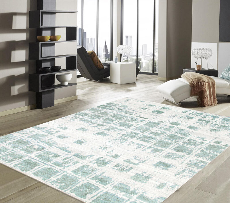 Modern Hand-Knotted Viscose Silk Area Rug image number 1