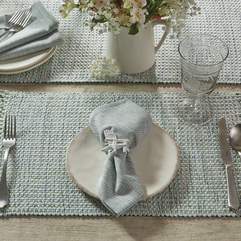 Park Designs Barely Blue Basketweave Placemat Set of 4 image number 1