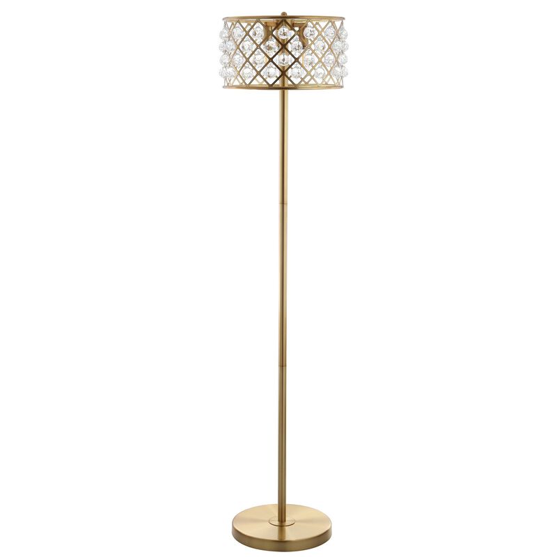 Elizabeth Crystal/Metal LED Floor Lamp