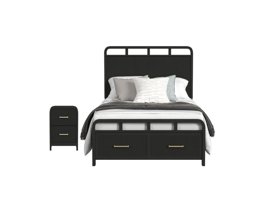 Ridgemont Black King 2-Piece Set